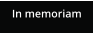 In memoriam